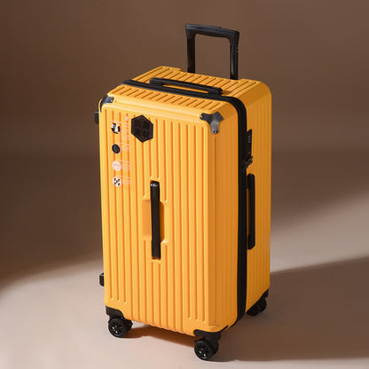 Large capacity five-wheel trolley case (password suitcase) (men's and women's boarding suitcases)
