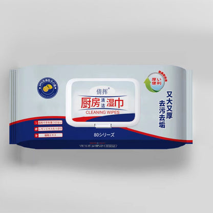 Kitchen wipes strong degreasing - household thickening