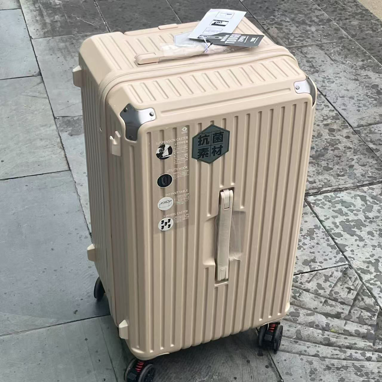 Large capacity five-wheel trolley case (password suitcase) (men's and women's boarding suitcases)