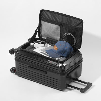 Large capacity five-wheel trolley case (password suitcase) (men's and women's boarding suitcases)