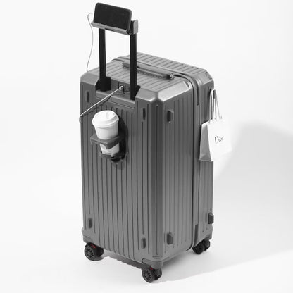 Large capacity five-wheel trolley case (password suitcase) (men's and women's boarding suitcases)