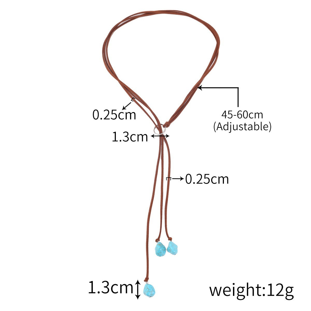 Bohemian ethnic style turquoise pendant