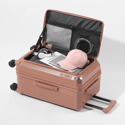 Large capacity five-wheel trolley case (password suitcase) (men's and women's boarding suitcases)