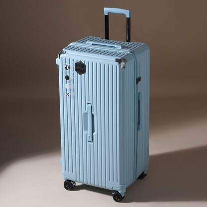 Large capacity five-wheel trolley case (password suitcase) (men's and women's boarding suitcases)