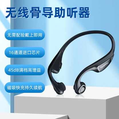 Bone conduction hearing aids (multi-frequency 16-channel) (moderate and severe behind-the-ear hearing aids for the elderly)