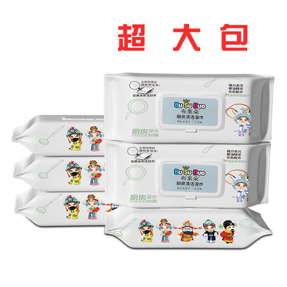 Kitchen wipes strong degreasing - household thickening