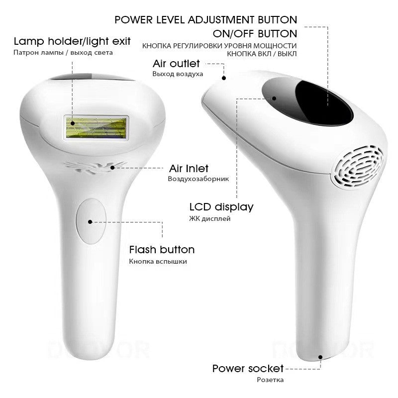 Handheld laser hair removal instrument (women's photon skin rejuvenation)