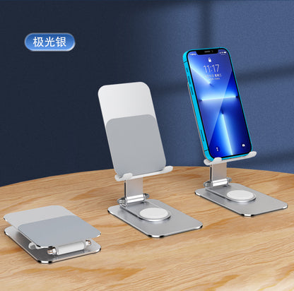 Universal folding bracket for mobile phones and tablets