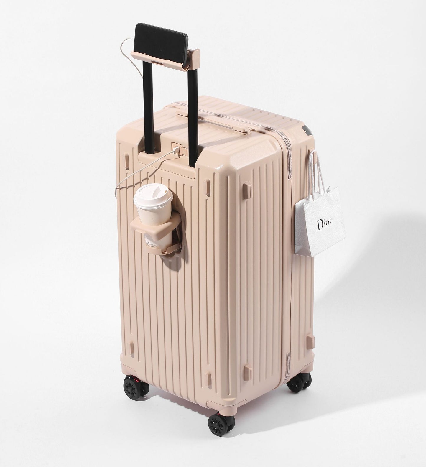 Large capacity five-wheel trolley case (password suitcase) (men's and women's boarding suitcases)