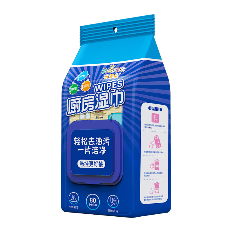 Kitchen wipes strong degreasing - household thickening