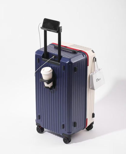 Large capacity five-wheel trolley case (password suitcase) (men's and women's boarding suitcases)