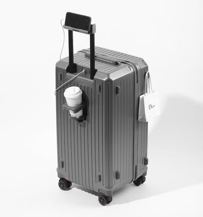 Large capacity five-wheel trolley case (password suitcase) (men's and women's boarding suitcases)