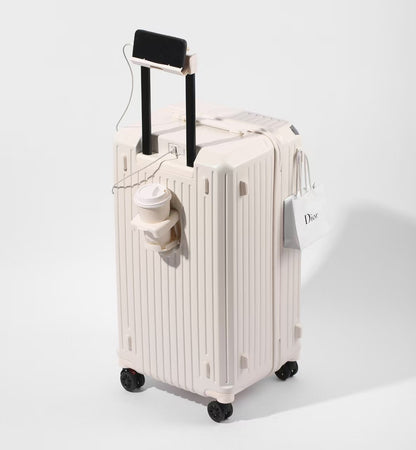 Large capacity five-wheel trolley case (password suitcase) (men's and women's boarding suitcases)