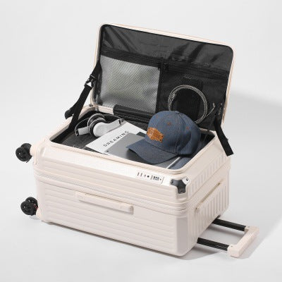 Large capacity five-wheel trolley case (password suitcase) (men's and women's boarding suitcases)