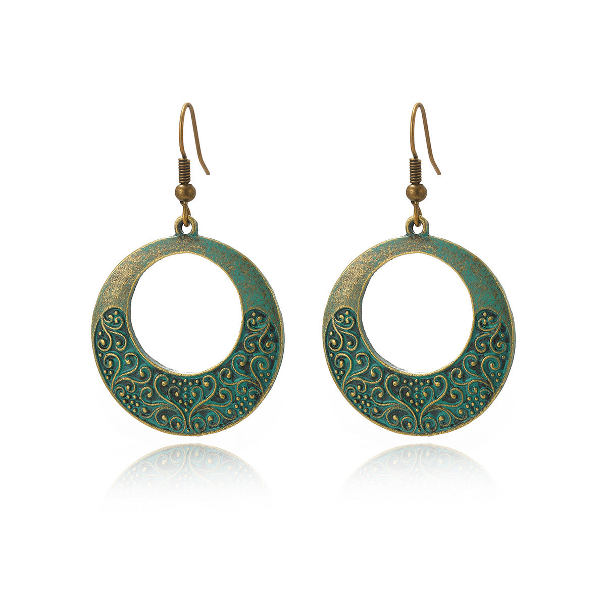 Bohemian ethnic style turquoise pendant