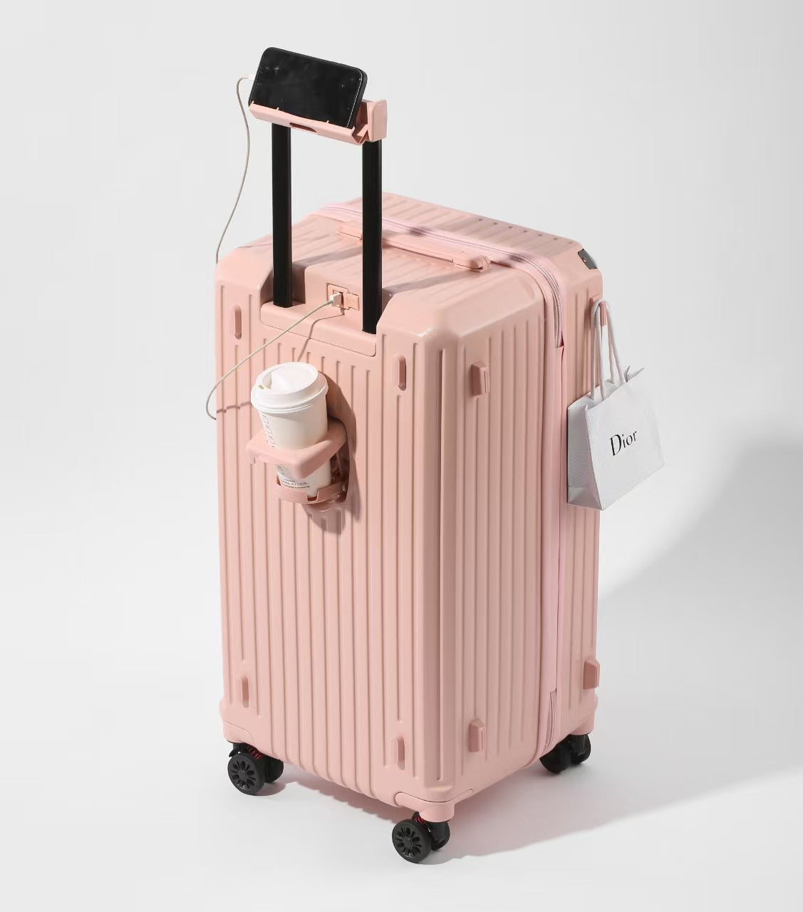 Large capacity five-wheel trolley case (password suitcase) (men's and women's boarding suitcases)
