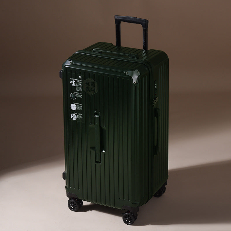 Large capacity five-wheel trolley case (password suitcase) (men's and women's boarding suitcases)