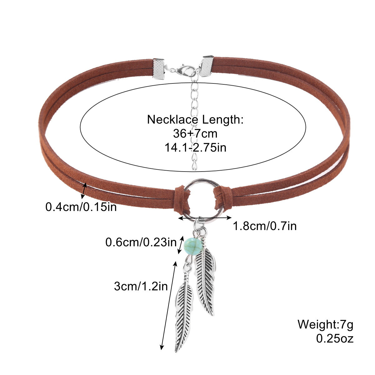 Bohemian ethnic style turquoise pendant