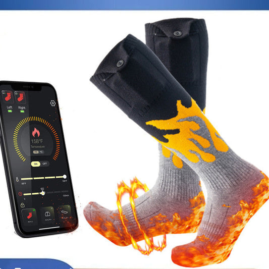 Heating socks (USB electric socks) outdoor sports foot warmers