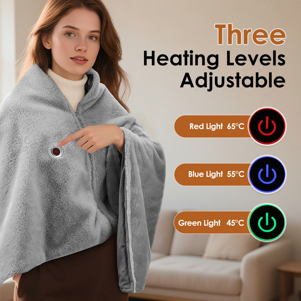 Electric heating shawl blanket Warmer blanket (USB plug-in)