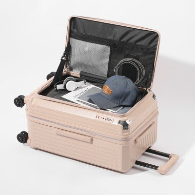 Large capacity five-wheel trolley case (password suitcase) (men's and women's boarding suitcases)