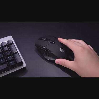 Wireless bluetooth three-mode mouse rechargeable